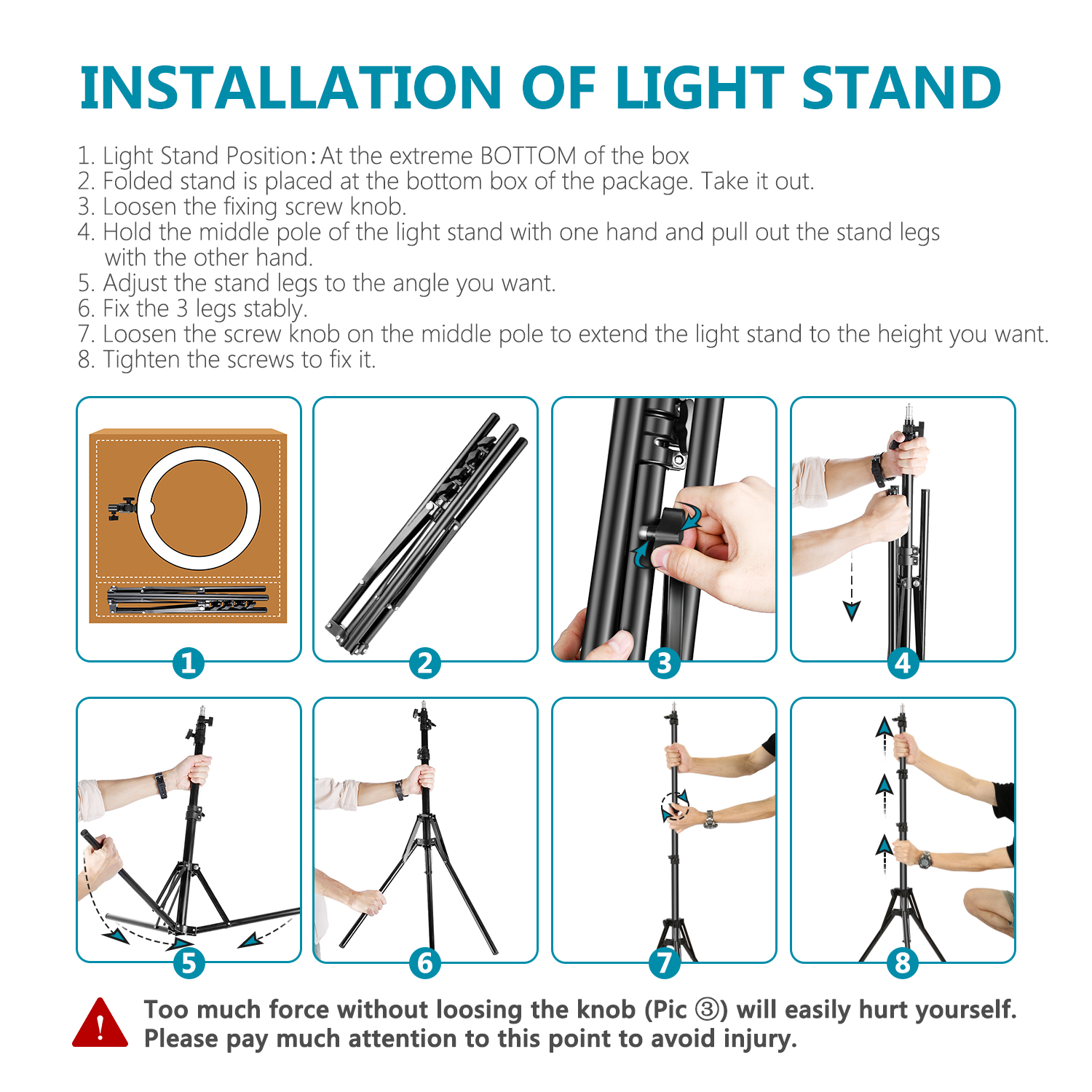 NEEWER Ring Light 18inch Kit:  – обзор и цена Photography Lighting Kit Neewer